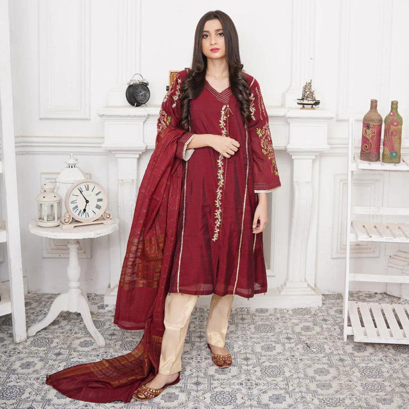 Festive Silk Suit